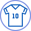 a small icon with a sports jersey